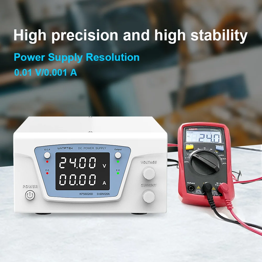 Wanptek RS485/RS232 Catu Daya  - Programmable Dc Power Supply 60V 10A ulasan dan harga